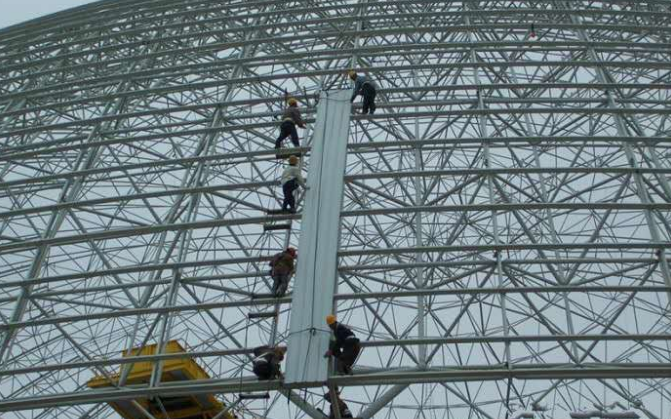 福建网架装配好以后应当留神哪八项验收事件